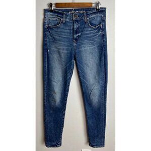 American Eagle Hi-Rise Jegging Size 10 Regular Blue Denim Women’s